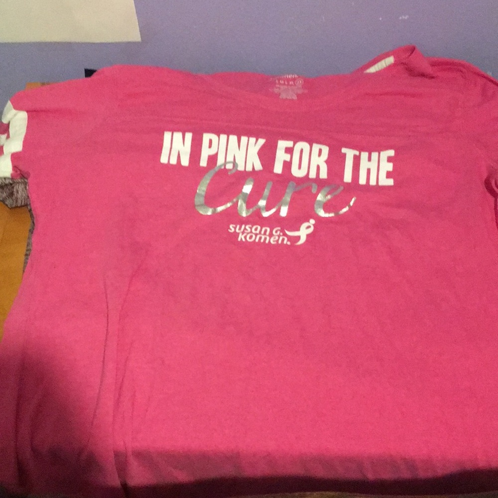 Long sleeve breast cancer tshirt